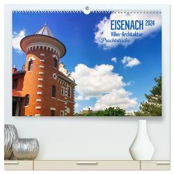 Eisenach Villen-Architektur Prachtstücke (hochwertiger Premium Wandkalender 2024 DIN A2 quer), Kunstdruck in Hochglanz von Wojciech,  Gaby