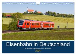 Eisenbahn in Deutschland (Wandkalender 2024 DIN A4 quer), CALVENDO Monatskalender von Mainka,  Markus