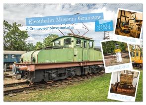 Eisenbahn Museum Gramzow (Wandkalender 2024 DIN A2 quer), CALVENDO Monatskalender von Gierok-Latniak; Magik Artist Design,  Steffen