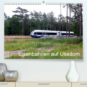 Eisenbahnen auf Usedom (Premium, hochwertiger DIN A2 Wandkalender 2020, Kunstdruck in Hochglanz) von Gerstner,  Wolfgang