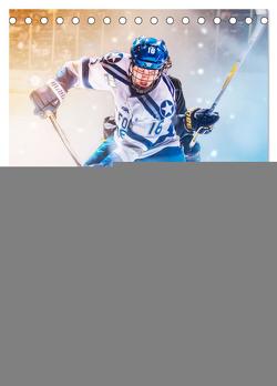 Eishockey Leidenschaft (Tischkalender 2024 DIN A5 hoch), CALVENDO Monatskalender von Roder,  Peter