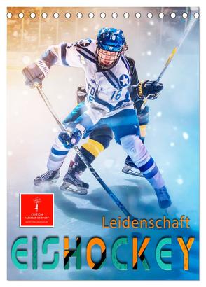 Eishockey Leidenschaft (Tischkalender 2024 DIN A5 hoch), CALVENDO Monatskalender von Roder,  Peter
