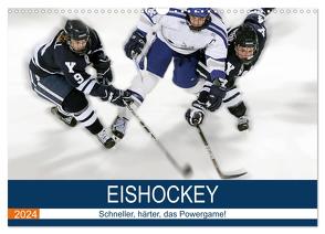 Eishockey! Schneller, härter, das Powergame! (Wandkalender 2024 DIN A3 quer), CALVENDO Monatskalender von Robert,  Boris