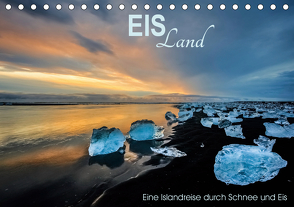 EISLand – Eine Islandreise durch Schnee und Eis (Tischkalender 2021 DIN A5 quer) von van der Wiel,  Irma