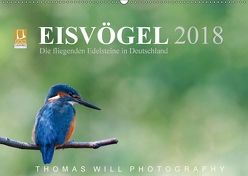 Eisvögel – Die fliegenden Edelsteine in Deutschland / 2018 (Wandkalender 2018 DIN A2 quer) von Will,  Thomas