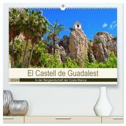 El Castell de Guadalest – In der Berglandschaft der Costa Blanca (hochwertiger Premium Wandkalender 2024 DIN A2 quer), Kunstdruck in Hochglanz von LianeM,  LianeM