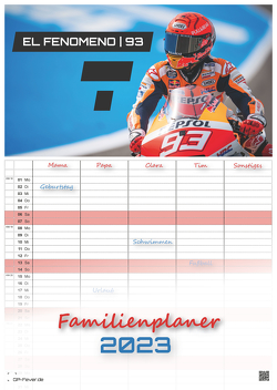 EL FENOMENO | 93 – Marc Marquez – 2023 – Kalender | MotoGP DIN A3 – (Familienplaner) von Wobser,  Steve