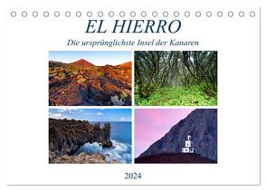 El Hierro – Die ursprünglichste Insel der Kanaren (Tischkalender 2024 DIN A5 quer), CALVENDO Monatskalender von Schaenzer,  Sandra