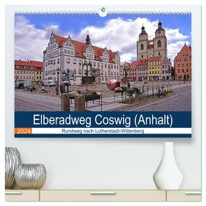 Elberadweg Coswig (Anhalt) (hochwertiger Premium Wandkalender 2024 DIN A2 quer), Kunstdruck in Hochglanz von Bussenius,  Beate