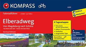 KOMPASS Radführer Elberadweg von Magdeburg nach Schöna von Pollmann,  Bernhard