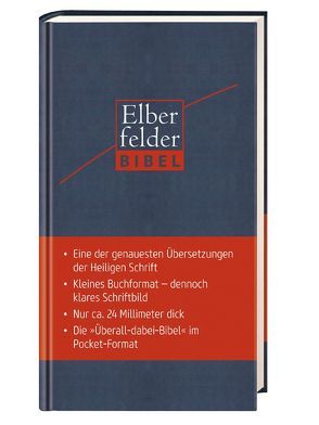 Elberfelder Bibel Pocket Edition (Kunstler mit Reißverschluss)