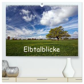 Elbtalblicke (hochwertiger Premium Wandkalender 2024 DIN A2 quer), Kunstdruck in Hochglanz von Akrema-Photography,  Akrema-Photography