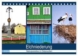 Elchniederung – Naturparadies in Ostpreußen (Tischkalender 2024 DIN A5 quer), CALVENDO Monatskalender von von Loewis of Menar,  Henning