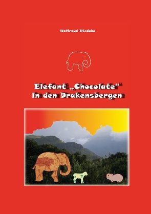 Elefant „Chocolate“ in den Drakensbergen von Niedoba,  Waltraud