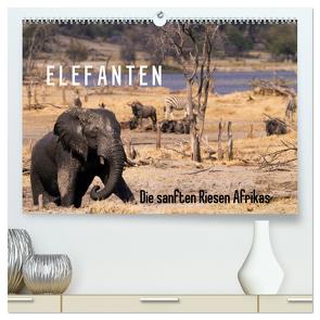 Elefanten – Die sanften Riesen Afrikas (hochwertiger Premium Wandkalender 2024 DIN A2 quer), Kunstdruck in Hochglanz von Pavlowsky Photography,  Markus
