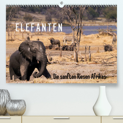 Elefanten – Die sanften Riesen Afrikas (Premium, hochwertiger DIN A2 Wandkalender 2023, Kunstdruck in Hochglanz) von Pavlowsky Photography,  Markus
