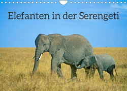 Elefanten in der Serengeti (Wandkalender 2023 DIN A4 quer) von Kuttig,  Siegfried