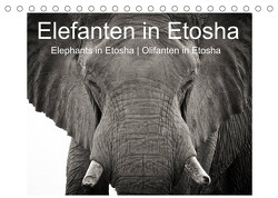 Elefanten in Etosha (Tischkalender 2023 DIN A5 quer) von van der Wiel,  Irma