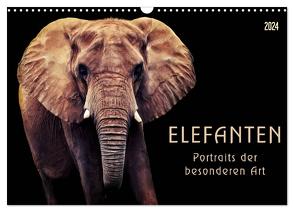 Elefanten – Portraits der besonderen Art (Wandkalender 2024 DIN A3 quer), CALVENDO Monatskalender von Dölling,  AD DESIGN Photo + PhotoArt,  Angela