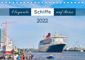 Elegante Schiffe (Tischkalender 2022 DIN A5 quer) von Plett,  Rainer