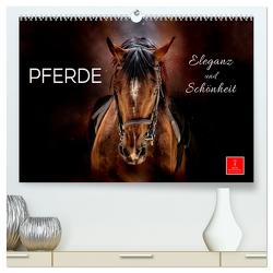 Eleganz und Schönheit – Pferde (hochwertiger Premium Wandkalender 2024 DIN A2 quer), Kunstdruck in Hochglanz von Roder,  Peter