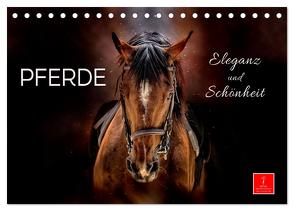 Eleganz und Schönheit – Pferde (Tischkalender 2024 DIN A5 quer), CALVENDO Monatskalender von Roder,  Peter
