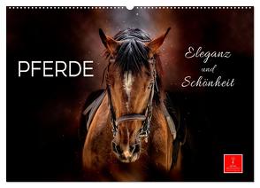 Eleganz und Schönheit – Pferde (Wandkalender 2024 DIN A2 quer), CALVENDO Monatskalender von Roder,  Peter