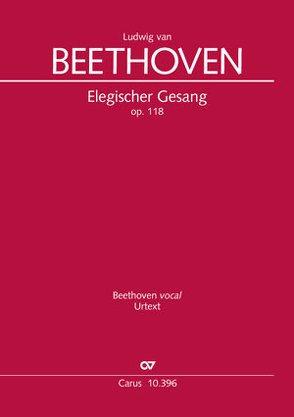 Elegischer Gesang (Partitur) von Beethoven,  Ludwig van, Wolf,  Uwe