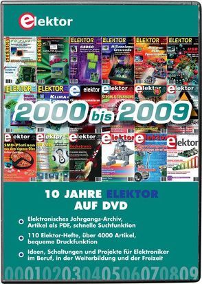 Elektor-DVD 2000-2009 von Elektor Verlag GmbH