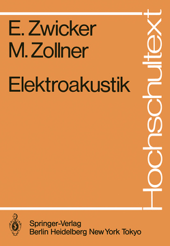Elektroakustik von Zollner,  M., Zwicker,  E.