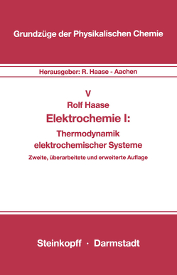 Elektrochemie I von Haase,  R.
