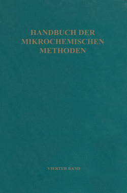 Elektronenstrahl-Mikroanalyse von Hecht,  F., Malissa,  H., Zacherl,  M.K.