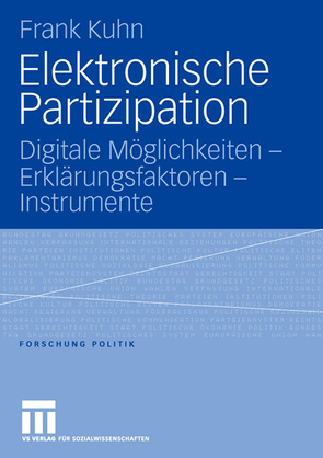 Elektronische Partizipation von Kuhn,  Frank