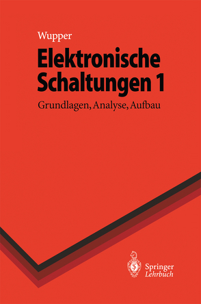 Elektronische Schaltungen 1 von Niemeyer,  Ulf, Wupper,  Horst