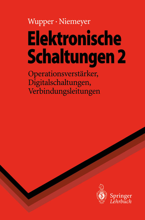 Elektronische Schaltungen 2 von Niemeyer,  Ulf, Wupper,  Horst