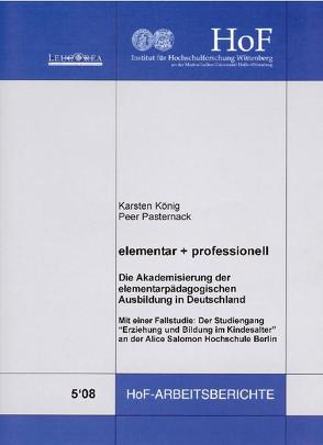 elementar + professionell von König,  Karsten, Pasternack,  Peer