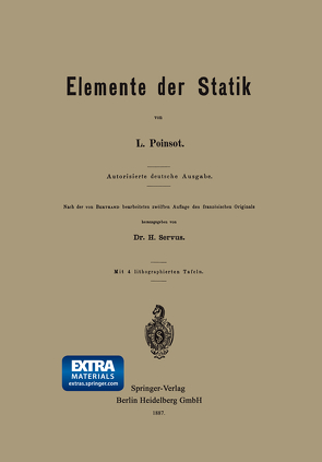 Elemente der Statik von Poinsot,  Louis, Servus,  H.