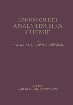 Elemente der Vierten Hauptgruppe von Haraldsen,  H.