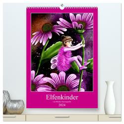 Elfenkinder (hochwertiger Premium Wandkalender 2024 DIN A2 hoch), Kunstdruck in Hochglanz von Starzengruber,  Monika