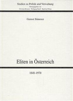 Eliten in Österreich von Stimmer,  Gernot