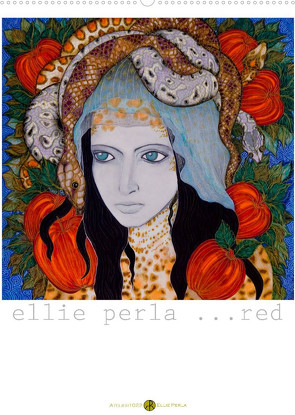 ELLIE PERLA … RED (Wandkalender 2023 DIN A2 hoch) von N.,  N.