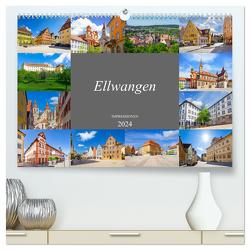 Ellwangen Impressionen (hochwertiger Premium Wandkalender 2024 DIN A2 quer), Kunstdruck in Hochglanz von Meutzner,  Dirk