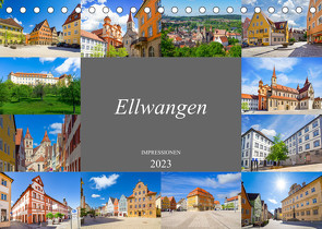 Ellwangen Impressionen (Tischkalender 2023 DIN A5 quer) von Meutzner,  Dirk
