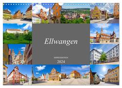 Ellwangen Impressionen (Wandkalender 2024 DIN A3 quer), CALVENDO Monatskalender von Meutzner,  Dirk