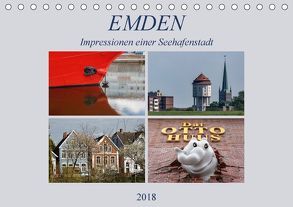 Emden – Impressionen einer Seehafenstadt (Tischkalender 2018 DIN A5 quer) von ropo13