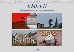 Emden – Impressionen einer Seehafenstadt (Tischkalender 2019 DIN A5 quer) von ropo13