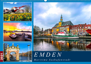 EMDEN maritime Seehafenstadt (Wandkalender 2021 DIN A2 quer) von Dreegmeyer,  Andrea