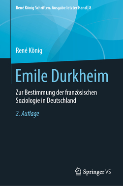 Emile Durkheim von Albrecht,  Clemens, Koenig,  Rene