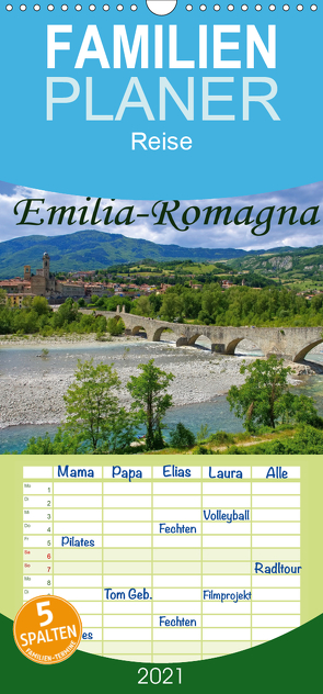 Emilia-Romagna – Familienplaner hoch (Wandkalender 2021 , 21 cm x 45 cm, hoch) von LianeM