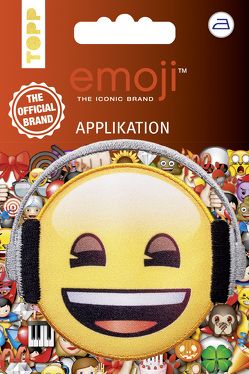 Emoji Applikation Kopfhörer von frechverlag